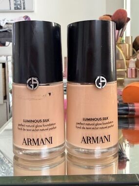 Giorgio Armani Luminous Silk Foundation Duo in Warm Beige Shades
